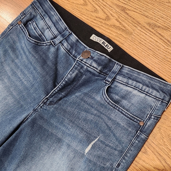 Code Bleu Women's Blue Jeans Size 12 - Picture 3 of 7